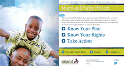 Desktop Screenshot of marylandparity.org